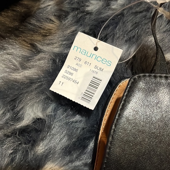 🤎🖤🐆Sale”Stunning Nwt Maurice’s penny leopard flats with open side size 11 - Picture 3 of 5